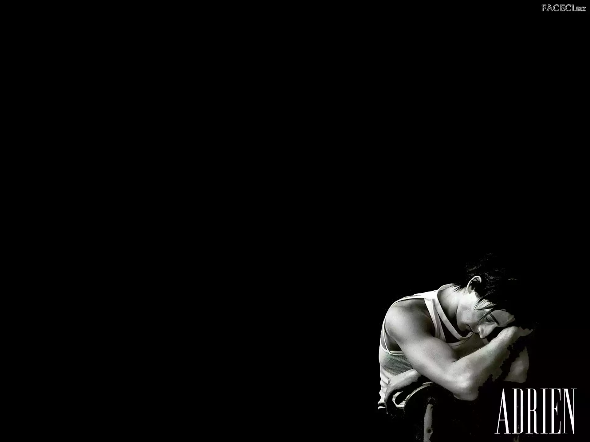 koszulka, Adrien Brody, biała